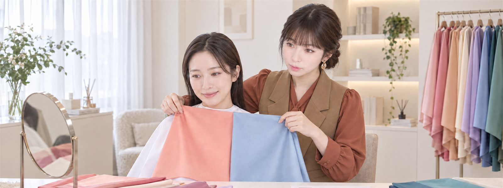 퍼스널컬러 타입별 메이크업·헤어 연계 실습 – 엘리트뷰티아카데미 송파 캠퍼스